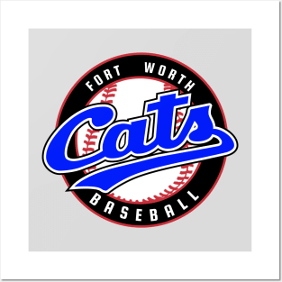 Original Fort Worth Cats United League Baseball 2004 Posters and Art